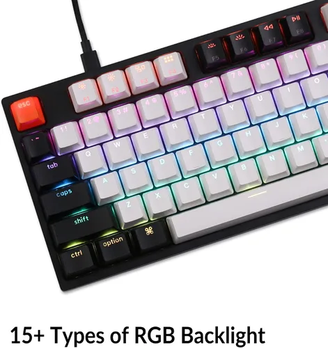 Vista 7 de Keychron Interruptor azul con retroiluminación RGB intercambiable C1