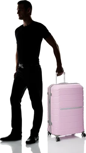Vista 56 de Samsonite Freeform – Maleta rígida, expandible con ruedas dobles giratorias, Blanco