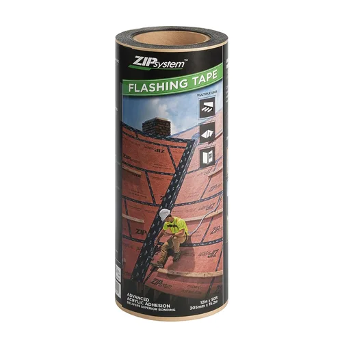 Vista 12 de Cinta de Sellado ZIP System Huber Cinta de Sellado Autoadhesiva para Aberturas Rugosas de Puertas-Ventanas (3.75" x 30')