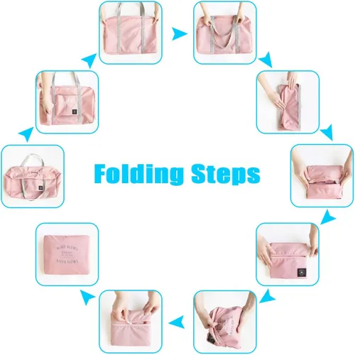 Vista 4 de Bolsa de viaje plegable, bolsa de deporte, bolsa de la compra, bolsa de equipaje, 2