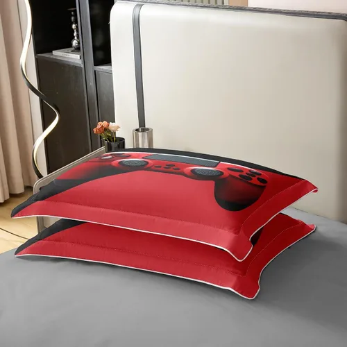 Vista 5 de Funda de edredón de 100 % algodón para adolescentes, funda de edredón de videojuegos para niños, niñas, jóvenes, niños, decoración reversible