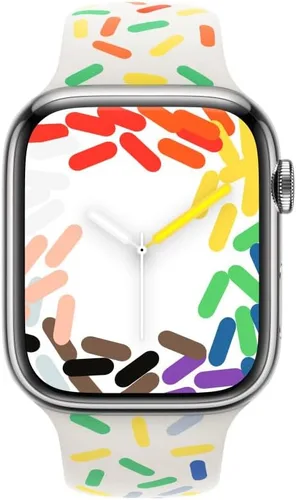 Vista 3 de Apple Correa de reloj - Correa deportiva (1.772 pulgadas) - Edición Orgullo - M/L