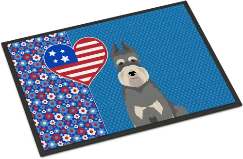 Vista 113 de Caroline's Treasures WDK5119JMAT Airedale Terrier USA - Tapete para interiores o exteriores, 24 x 36 pulgadas, tapete para puerta delantera