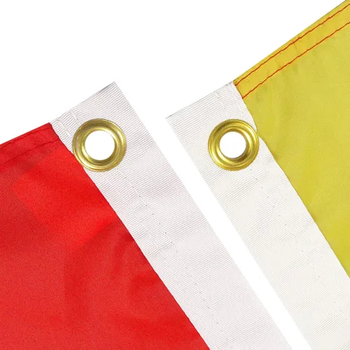Vista 2 de AZ FLAG Juego de 5 banderas de Venezuela con parche – 35.4 x 23.6 in – Bandera Venezolana 7 estrellas 100% poliéster con ojales metálicos integrados
