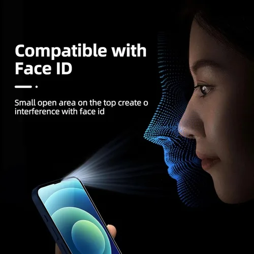 Vista 183 de NEW'C Paquete de 3 protectores de pantalla de privacidad para iPhone Air/iPhone 17 Air (6.5 pulgadas), película de vidrio templado antiespía