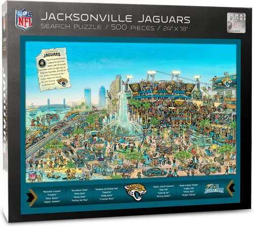 Vista 15 de YouTheFan NFL Joe Journeyman - Rompecabezas de equipo de 500 piezas de 18 x 24 pulgadas