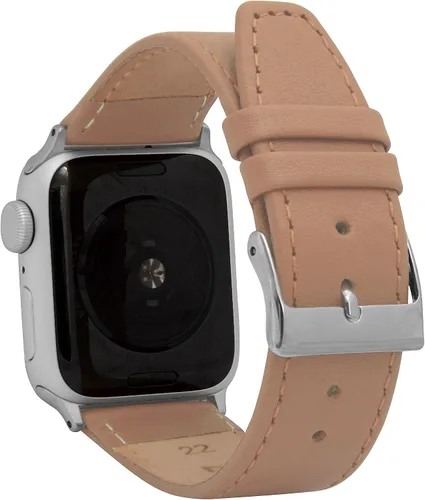 Vista 25 de Bandini Correas de cuero para mujer para Apple Watch de 1.496 pulgadas, 1.575 pulgadas, 1.614 pulgadas para mujer, correa delgada de cuero iWatch