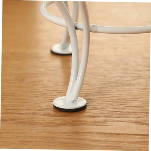 Vista 9 de Outanaya Soporte de metal blanco para plantas de interior, para exhibición de suculentas y decoración de balcón, soporte elevado resistente