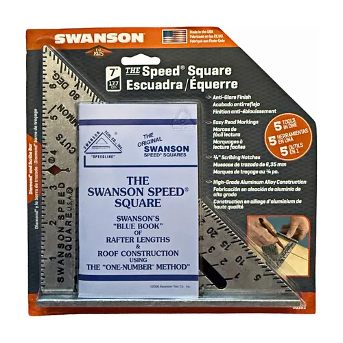 Vista 2 de Swanson Tool Co S0101 - Escuadra rápida de 7 pulgadas, azul