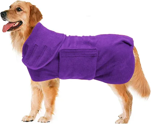 Vista 15 de Geyecete Pineapple Grid - Toalla de baño súper absorbente para perros y gatos, de secado rápido, color verde, talla XS
