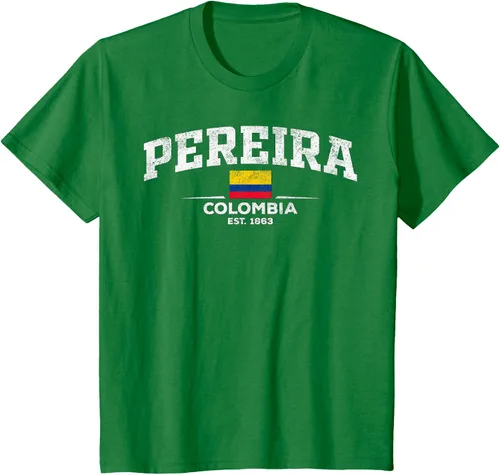 Vista 55 de Camiseta Pereira Colombia, Negro