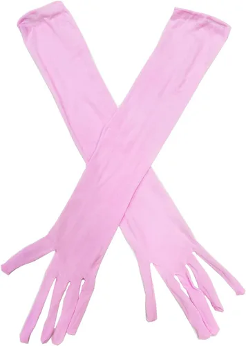 Vista 4 de Guantes de malla de nailon sin costuras ultrafinos para mujer