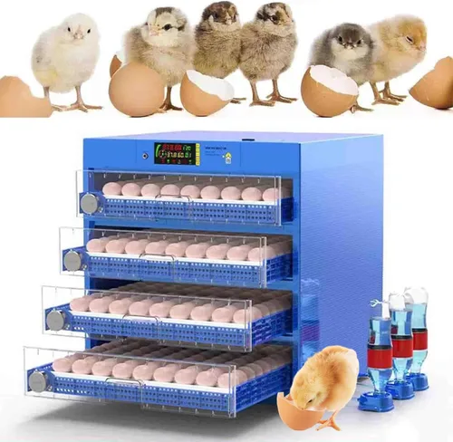 Vista 11 de 56-392 Egg Incubator with Automatic Egg Turning and Water Filling, Humidity Control Temperature Incubator for Hatching Chicken, Duck, Goose and Bird