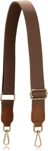 Vista 8 de Allzedream - Correas de bolso de reemplazo, bolsos de lona anchos de cuero ajustables Negro