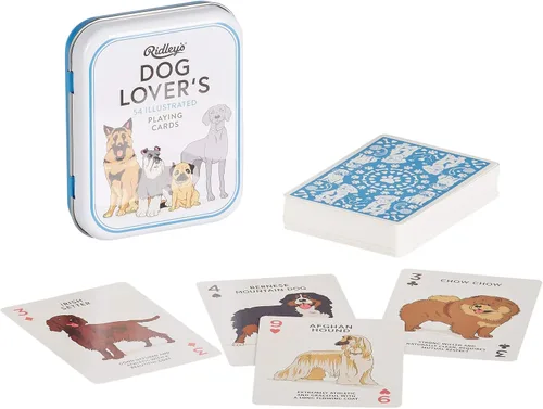 Vista 2 de Ridley's Juegos: Naipes para amantes de los gatos Baraja completa de cartas con 54 cartas únicas para gatos Hechos divertidos de gatos en todas