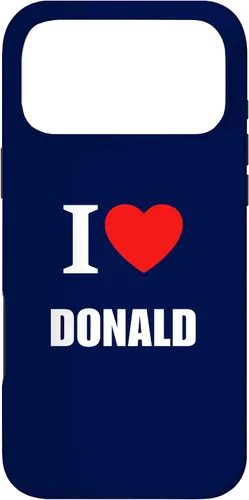 Vista 22 de Cute I Love Heart Donald Parents Wife Husband Girl Boy Case for iPhone 16
