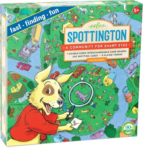 Vista 11 de eeBoo Juego de mesa con forma de rana Hopkins, galardonado juego de estrategia espacial y salto de ranas, diversión sin pantalla para 2 a 4