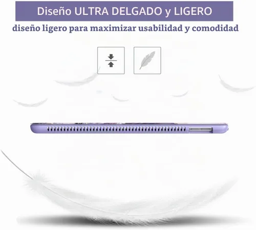 Vista 3 de SURITCH Funda para iPad Air 3 2019 (3ª generación)/iPad Pro 10.5 2017, [Protector de pantalla integrado] [Soporte para lápiz] Funda protectora
