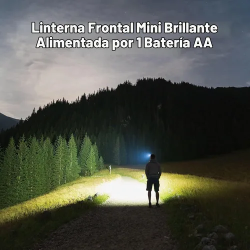 Vista 8 de COSOOS 2 Linternas Frontales LED con Estuches Portátiles, Mini Linterna Frontal Brillante para Correr de 1.6 oz, Lámparas de Cabeza Impermeables