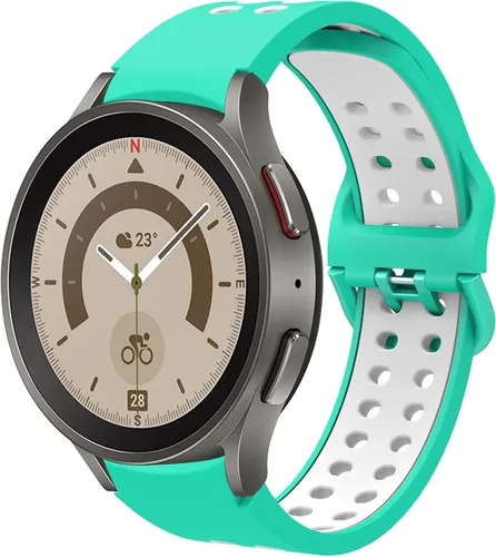 Vista 17 de VeveXiao Correa deportiva compatible con Samsung Galaxy Watch 5 Pro de 1.772 pulgadas/Watch 4 Classic 1.654 pulgadas/1.811 pulgadas, sin huecos