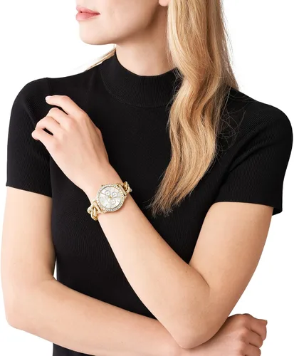Vista 4 de Michael Kors Layton - Reloj cronógrafo de acero inoxidable