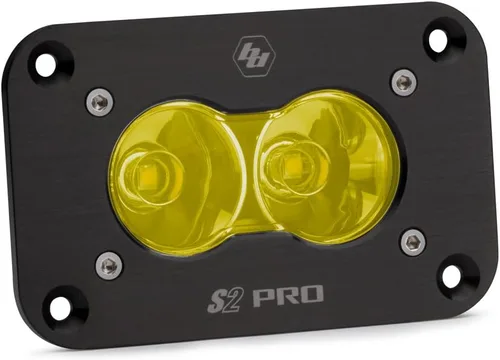 Vista 5 de Baja Designs S2 Pro LED Negro Empotrable Luz Pod (conducción/combinado; ámbar)