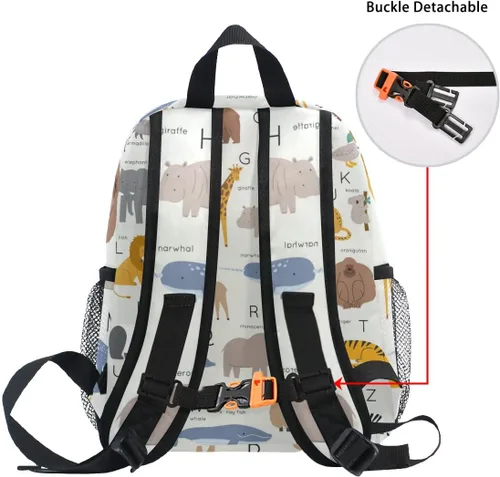 Vista 5 de Glaphy Mochila personalizada con nombre para niños mochila para viajes de guardería bolsas de libros con nombre personalizado para niños y niñas