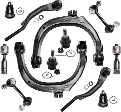 Vista 76 de Detroit Axle - Kit de extremo delantero para Hyundai Sonata XG350 XG300 Kia Optima, 2 brazos de control superiores con juntas de bola, 2 brazos