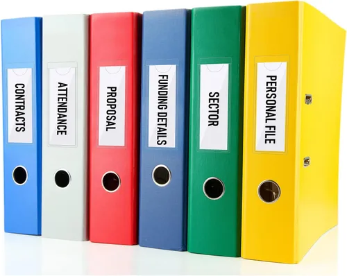 Vista 3 de Paquete de 30 bolsillos autoadhesivos para tarjetas de índice, con apertura superior, tarjetero ideal para organizar y proteger tus tarjetas
