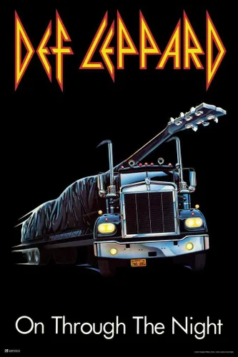 Vista 3 de Póster laminado de Def Leppard de los años 80 con banda de rock estética, marco, decoración de pared, póster de borrado en seco, arte de pared de 12