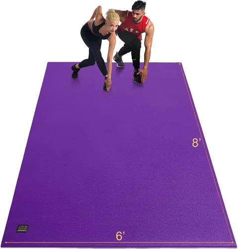 Vista 10 de GXMMAT Extra Large Exercise Mat 16'x6'/12'x6'/10'x6'/8'x6'(7mm)