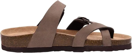 Vista 4 de Cushionaire Luna - Sandalias para mujer con plantilla de corcho con más comodidad