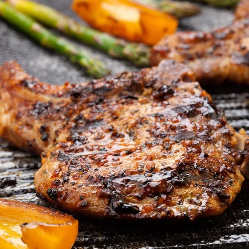 Vista 2 de ProSource Griddle de la parrilla de hierro fundido de doble quemador profesional de servicio pesado profesional, negro