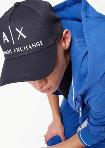 Vista 25 de A X ARMANI EXCHANGE - Gorra con logotipo para hombre
