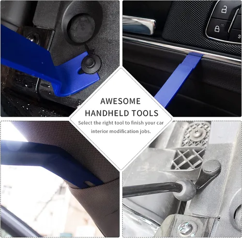 Vista 8 de Kit de herramientas de extracción de moldura automática, 15 piezas, herramientas de extracción de panel de automóvil, kit de ajuste interior, kit