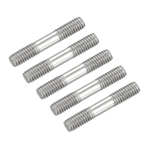 Vista 18 de METALLIXITY Pernos de doble extremo (rosca M4, longitud 20 mm) 5 piezas, pernos de varilla roscada de doble rosca de acero inoxidable 304