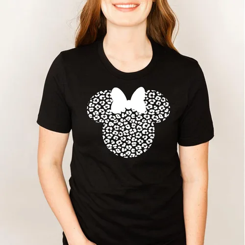 Vista 2 de Leopardo, Minnie Camisa, Cheetah Minnie Camisa, Animal Kingdom, Camisa Safari Casual Manga Corta Camisa