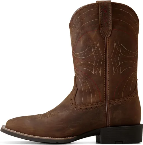 Vista 2 de Ariat Botas de trabajo de piel de campo para hombre con puntera cuadrada ancha