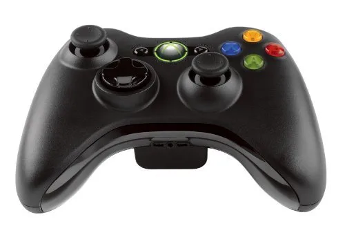 Vista 3 de Microsoft Mando inalámbrico Xbox 360, negro (renovado)
