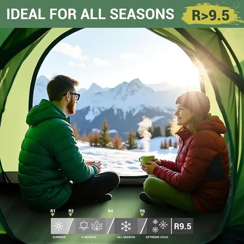 Vista 5 de Elegear Colchoneta autoinflable de aire y espuma, colchón de camping de espuma viscoelástica ultragruesa de 4" con bomba eléctrica incorporada