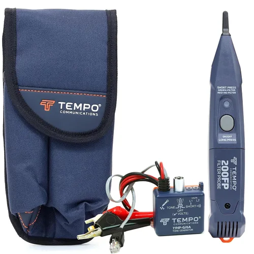 Vista 10 de TEMPO Generador de tonos 77HP-G/6A con clips ABN Seguimiento de cables, pruebas de continuidad, pruebas de polaridad RJ11, RJ45 Par trenzado