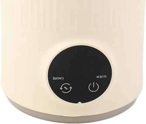 Vista 8 de Estink Hervidor eléctrico portátil, caldera de agua de viaje recargable por USB con agitador y calefacción 55C, batería de litio de 2 x 3000 mAh