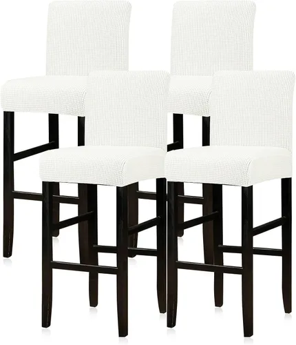Vista 51 de Lellen - Fundas para taburete de bar de jacquard, fundas para silla de taburete de bar, fundas para silla de bar, fundas para taburete de bar