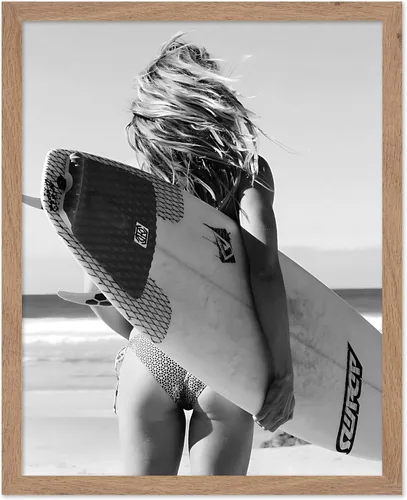 Vista 9 de Monem Art - Póster de mujer en la bañera, estampado de champán vertido, arte con alcohol, arte funky, arte en blanco y negro, arte fotográfico
