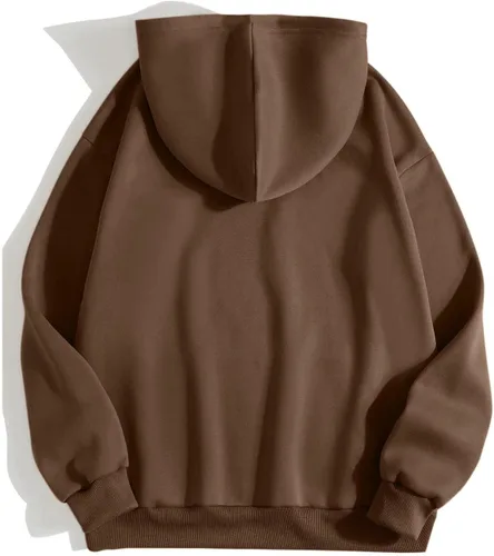 Vista 2 de Alalaso Hooded Shirt for Men Baggy Midweight Long Sleeve Tops with Hood Breathable Stretch Regular Fit Pullover