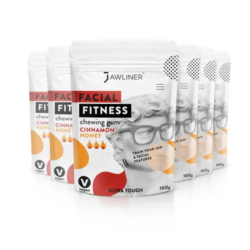 Vista 18 de Jawliner® - Pioneros de la goma de mandíbula artesanal más resistente 15 veces más dura, incluye 12 semanas de entrenamiento - Goma sin azúcar sabor