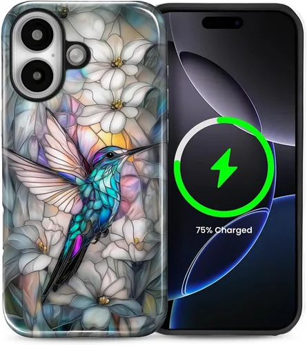 Vista 41 de Funda Compatible con iPhone 13/14 [Compatible con MagSafe] Protección de Doble Capa de Cáscara Dura Híbrida, Funda Magnética Protectora a Prueba