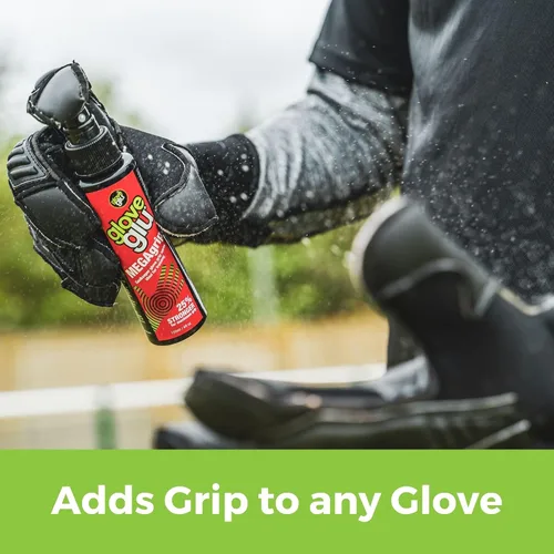 Vista 4 de gloveglu - Guantes de portero en espray Guantes de portero de 4.1 fl oz en aerosol MEGAgrip + guante de portero de 1.7 fl oz en aerosol para lavar