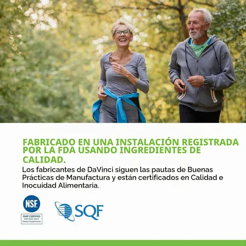 Vista 7 de DaVinci Laboratories Complemento para la piel y las uñas para el cabello con 5.000 mcg de biotina y 500 mg de colágeno, 60 cápsulas – Anti