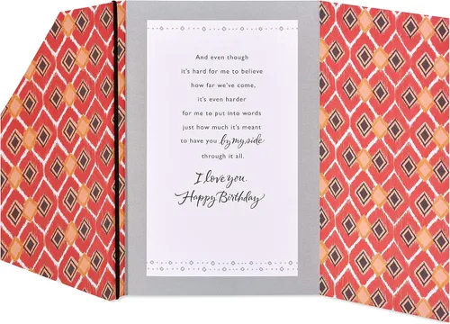 Vista 3 de American Greetings Tarjeta de cumpleaños para marido (primeros días)